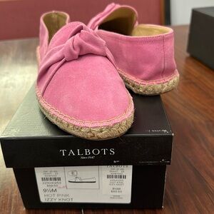 Talbots Izzy Knot Suede Espadrilles
